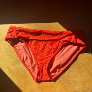 Prana Sirra Bathing Suit Bottom in the Color Way Lava Glow | Size Medium